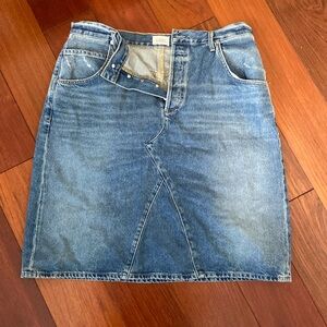 Denim skirt Citizens of Humanity, size 33